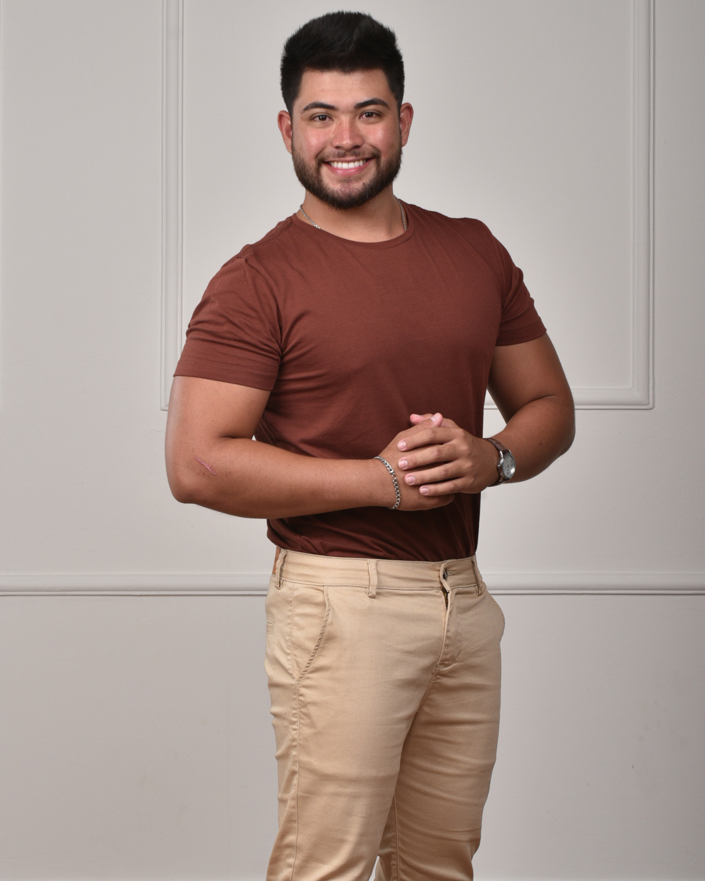 Camiseta Básica em Algodão Egípcio