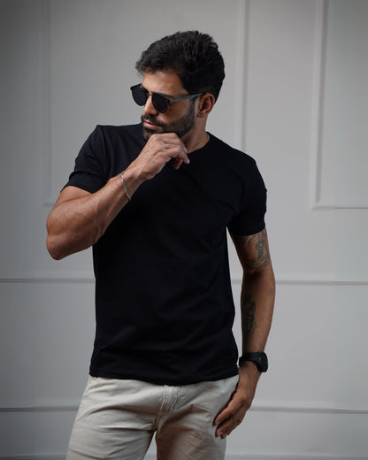 Camiseta Algodão Egípcio - Preta