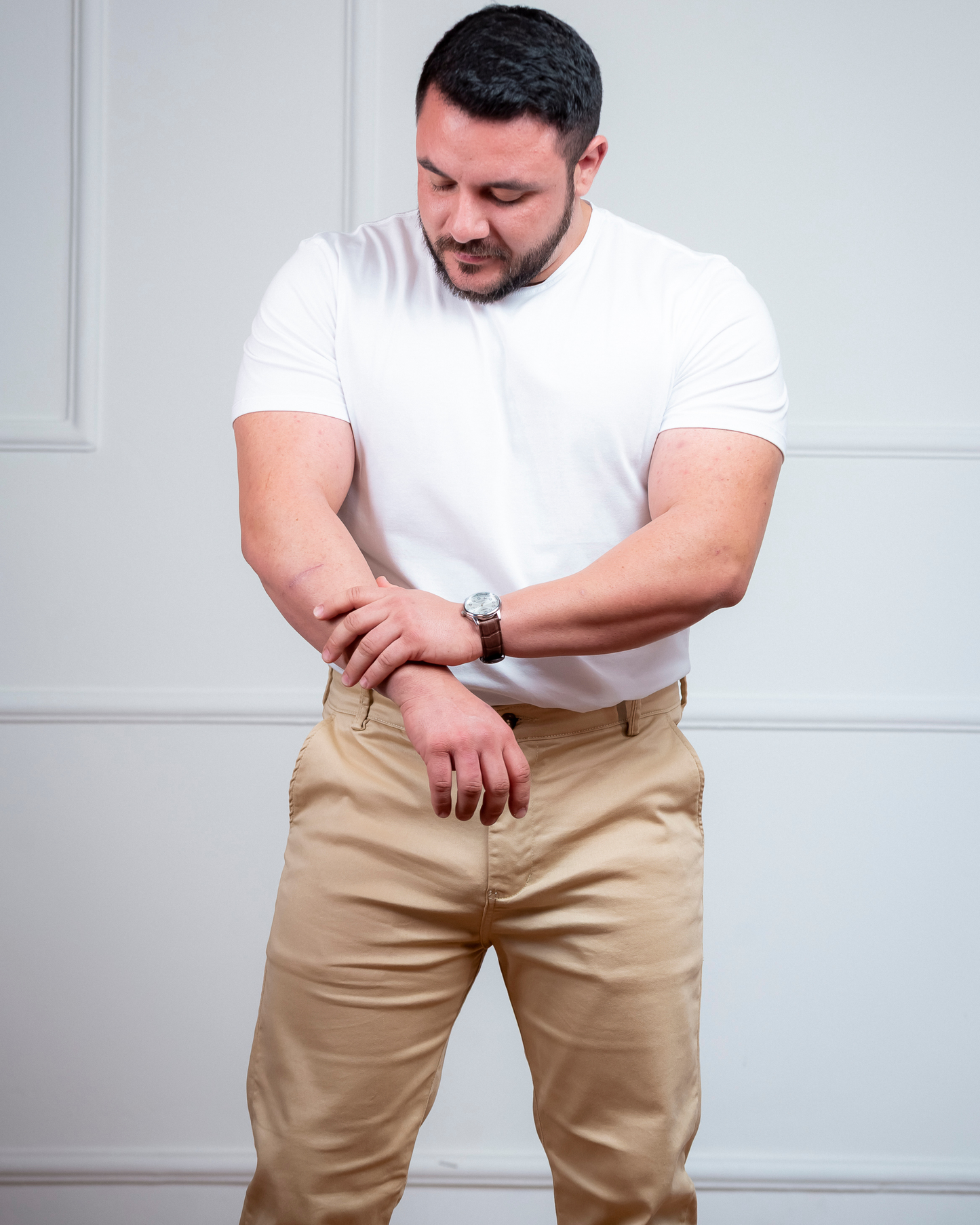 Calça de Alfaiataria Casual - Bege