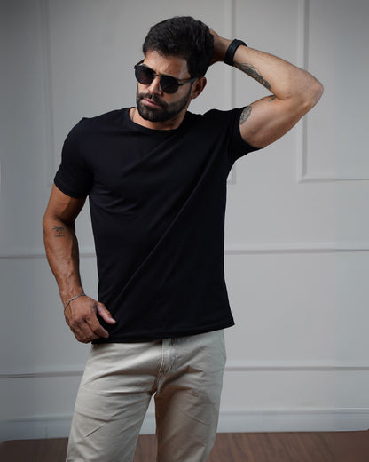 Camiseta Básica em Algodão Egípcio