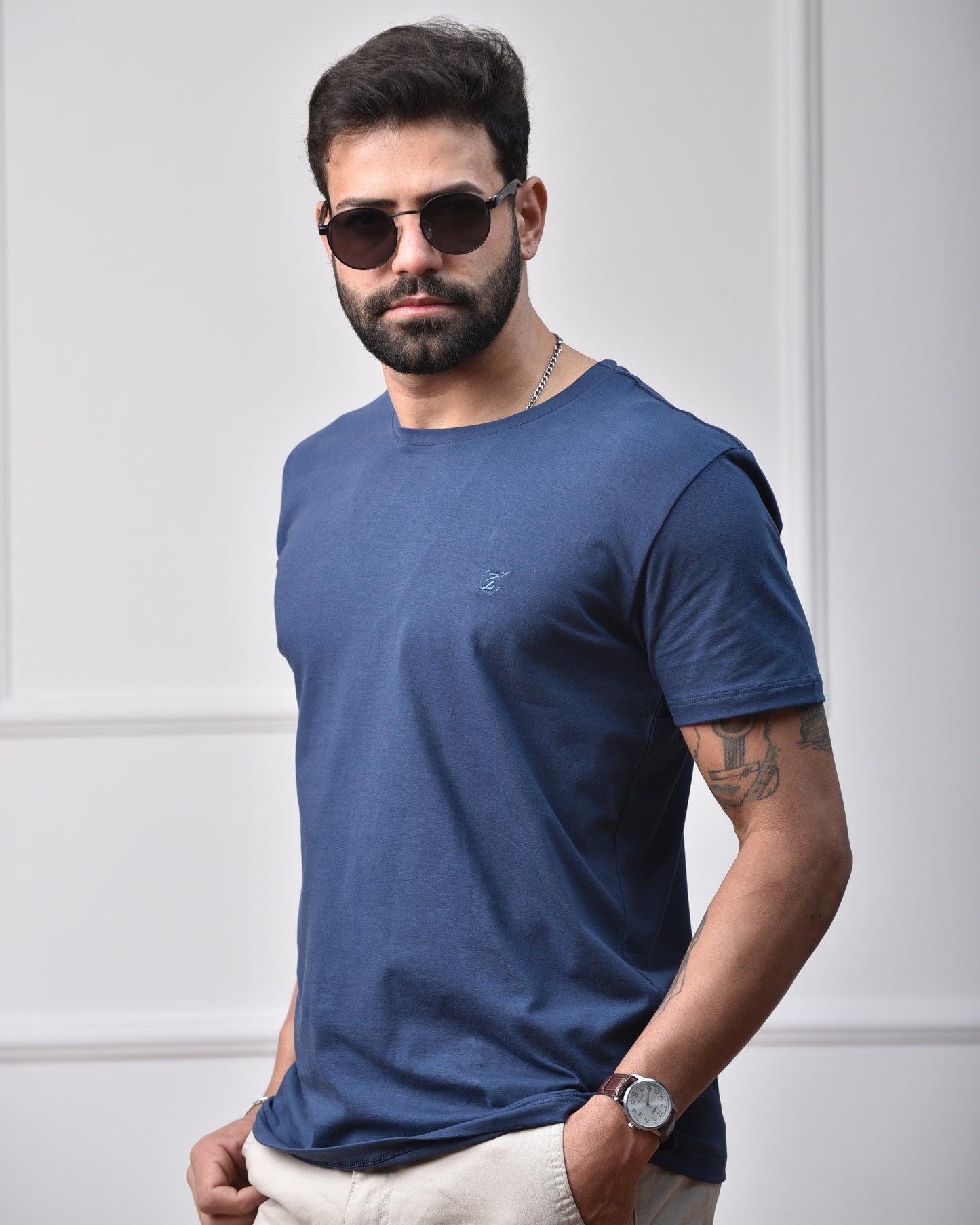Kit 3x Camisetas de Algodão Egípcio | 1 COR