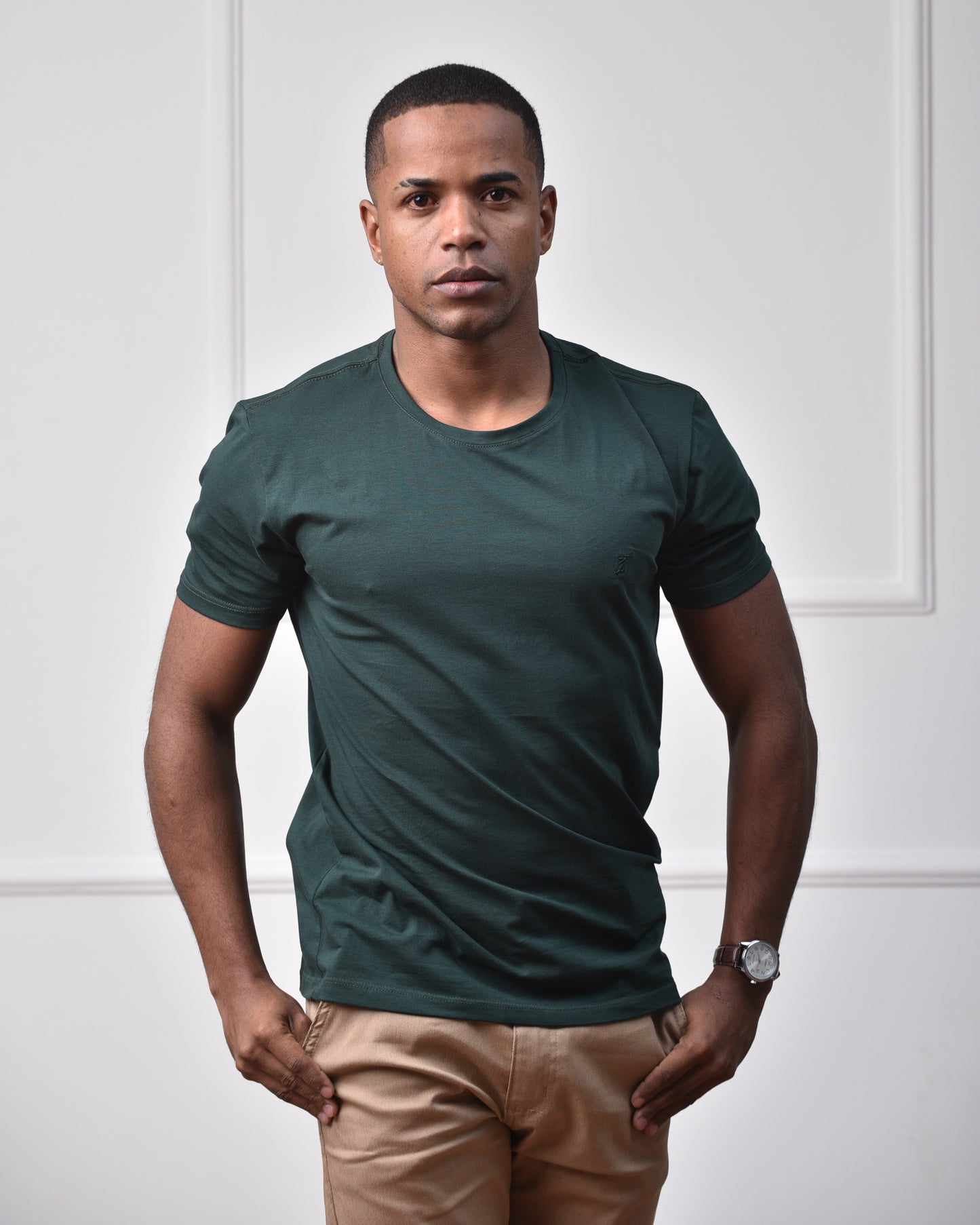 Camiseta Básica em Algodão Egípcio