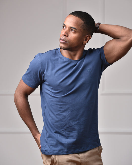 Kit com 2 Camisetas de Algodão Egípcio