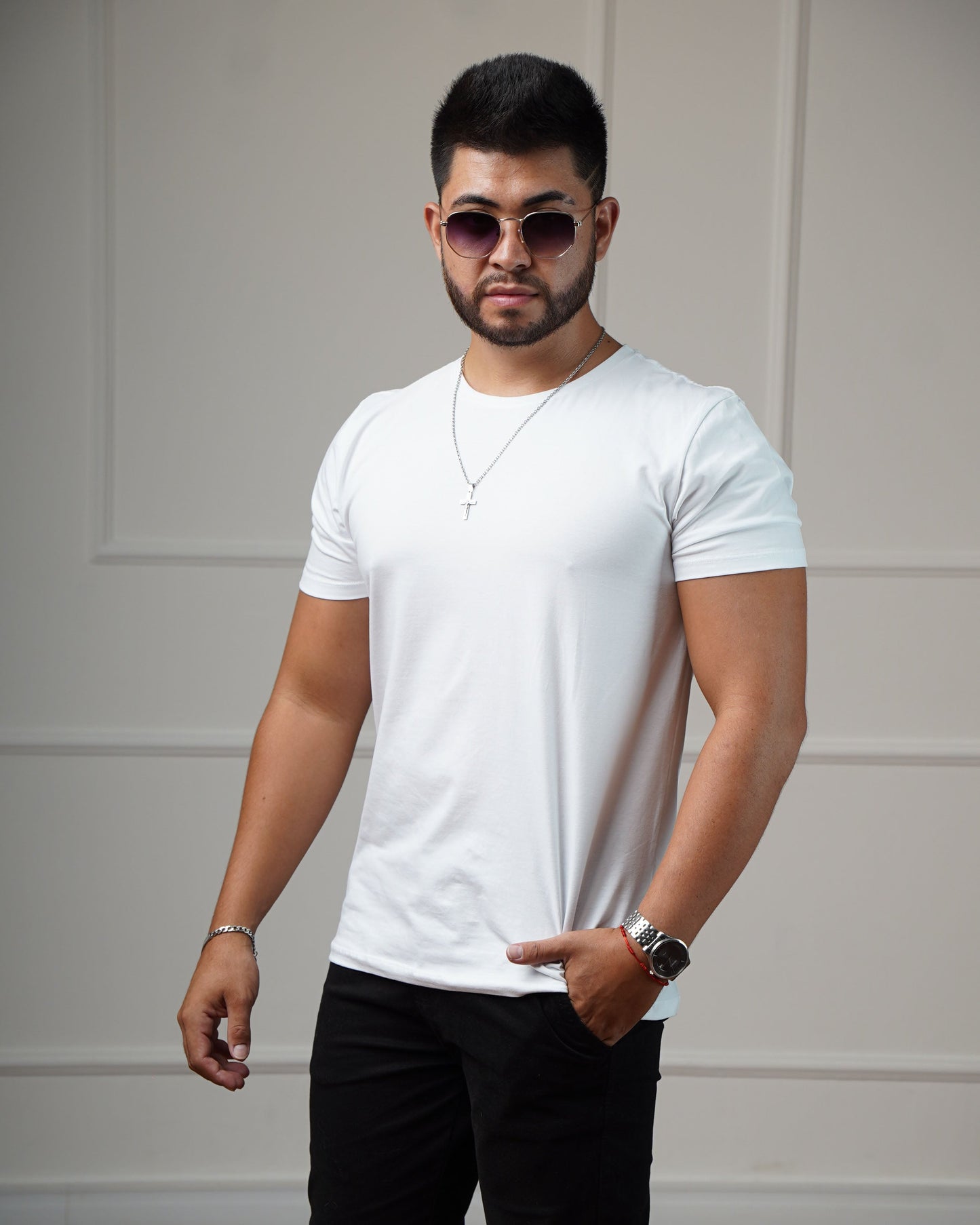 Camiseta Algodão Egípcio - Branca