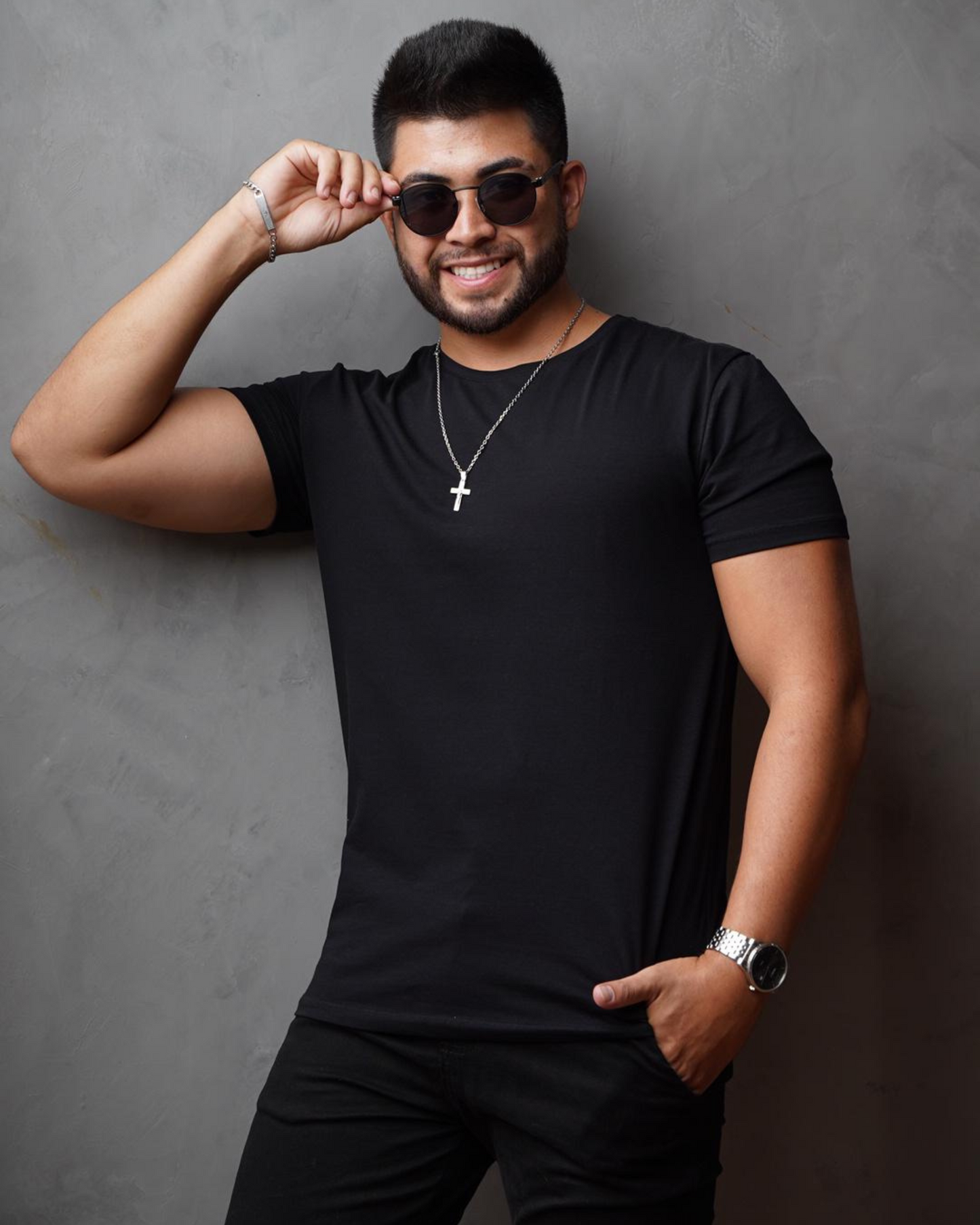 Kit com 2 Camisetas de Algodão Egípcio